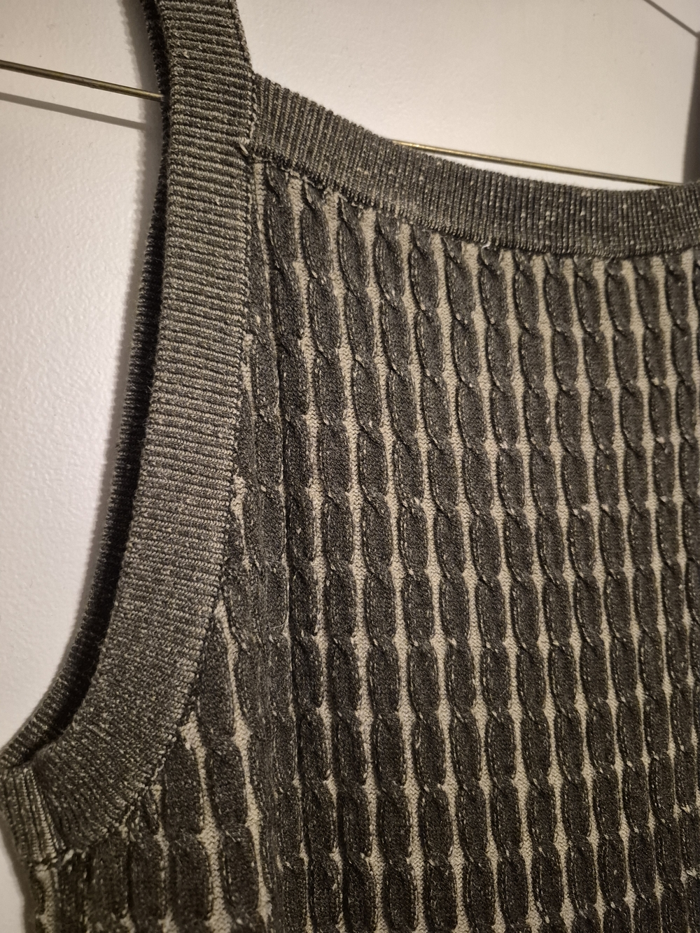 Gilli Green Ribbed Maxi Tank Dress with Vertical Stitching - Picture 6 of 6